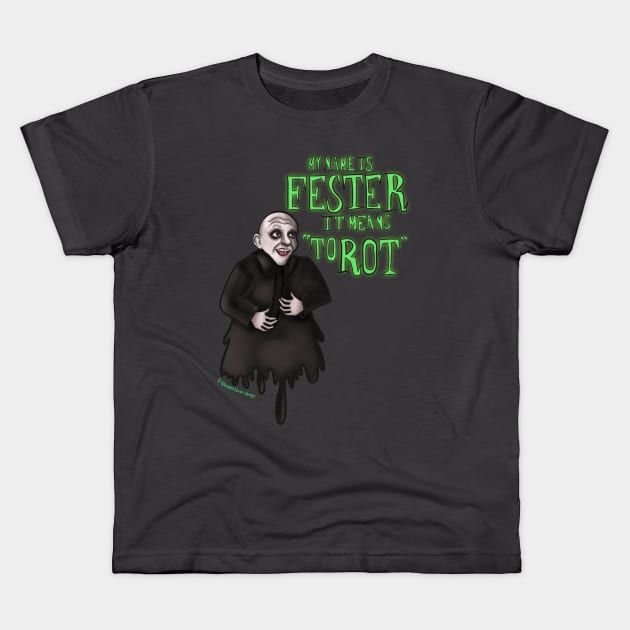 Fester Kids T-Shirt by Glazed Comet Designs